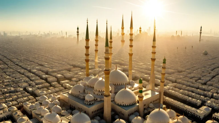 Muslim created Islamic nation with good life and development